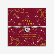 Load image into Gallery viewer, JOMA JEWELLERY | CHRISTMAS A LITTLE | MERRY CHRISTMAS BRACELET