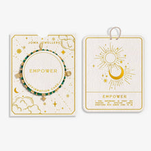Load image into Gallery viewer, JOMA JEWELLERY | AFFIRMATION CARD | EMPOWER | GOLD PLATED