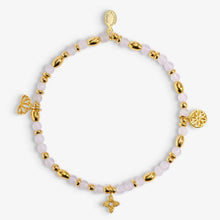Load image into Gallery viewer, JOMA JEWELLERY | AFFIRMATION CARD | PEACE | GOLD PLATED