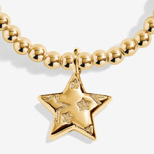 Load image into Gallery viewer, JOMA JEWELLERY | CHRISTMAS CRACKER | GOLD MERRY CHRISTMAS BRACELET