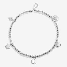 Load image into Gallery viewer, JOMA JEWELLERY | LIFE'S A CHARM | LOVE YOU TOO THE MOON AND BACK BRACELET