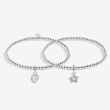 Load image into Gallery viewer, JOMA JEWELLERY | CHRISTMAS INFINITY BRACELETS | MERRY CHRISTMAS SET