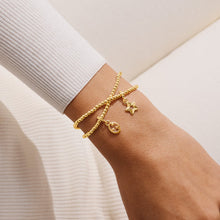 Load image into Gallery viewer, JOMA JEWELLERY | CHRISTMAS INFINITY BRACELETS | GOLD MERRY CHRISTMAS SET