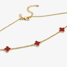 Load image into Gallery viewer, JOMA JEWELLERY | SIGNATURE CLOVER COLLECTION | RED CLOVER | NECKLACE