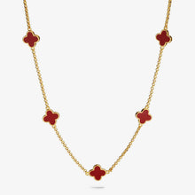 Load image into Gallery viewer, JOMA JEWELLERY | SIGNATURE CLOVER COLLECTION | RED CLOVER | NECKLACE
