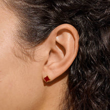 Load image into Gallery viewer, JOMA JEWELLERY | SIGNATURE CLOVER COLLECTION | RED CLOVER | EARRINGS