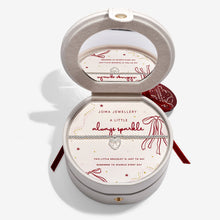 Load image into Gallery viewer, JOMA JEWELLERY | CHRISTMAS BAUBLE JEWELLERY BOX | ALWAYS SPARKLE BRACELET