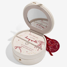 Load image into Gallery viewer, JOMA JEWELLERY | CHRISTMAS BAUBLE JEWELLERY BOX | ALWAYS SPARKLE BRACELET