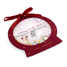Load image into Gallery viewer, JOMA JEWELLERY | SNOWGLOBE A LITTLE | MERRY WOOF-MAS BRACELET