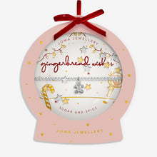 Load image into Gallery viewer, JOMA JEWELLERY | SNOWGLOBE A LITTLE | GINGERBREAD WISHES BRACELET