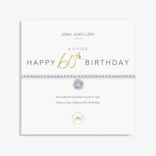Load image into Gallery viewer, JOMA JEWELLERY | A LITTLE | HAPPY 60TH BIRTHDAY BRACELET