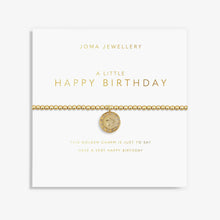 Load image into Gallery viewer, JOMA JEWELLERY | GOLDEN GLOW | A LITTLE HAPPY BIRTHDAY