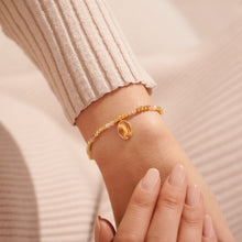 Load image into Gallery viewer, JOMA JEWELLERY | A LITTLE | JULY SUNSTONE | GOLD BRACELET