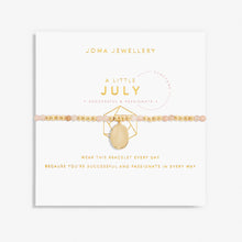 Load image into Gallery viewer, JOMA JEWELLERY | A LITTLE | JULY SUNSTONE | GOLD BRACELET