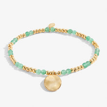Load image into Gallery viewer, JOMA JEWELLERY | A LITTLE | AUGUST ADVENTURINE | GOLD BRACELET