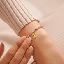 Load image into Gallery viewer, JOMA JEWELLERY | A LITTLE | OCTOBER TOURMALINE | GOLD BRACELET