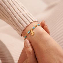 Load image into Gallery viewer, JOMA JEWELLERY | A LITTLE | DECEMBER TURQUOISE | GOLD BRACELET