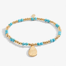 Load image into Gallery viewer, JOMA JEWELLERY | A LITTLE | DECEMBER TURQUOISE | GOLD BRACELET