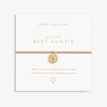Load image into Gallery viewer, JOMA JEWELLERY | GOLD A LITTLE | BEST AUNTIE BRACELET