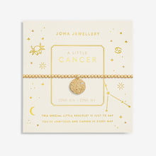 Load image into Gallery viewer, JOMA JEWELLERY | STAR SIGN GOLD A LITTLE | CANCER BRACELET