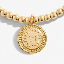Load image into Gallery viewer, JOMA JEWELLERY | A LITTLE GOLD | 21ST BIRTHDAY BRACELET