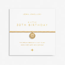 Load image into Gallery viewer, JOMA JEWELLERY | A LITTLE GOLD | 30TH BIRTHDAY BRACELET