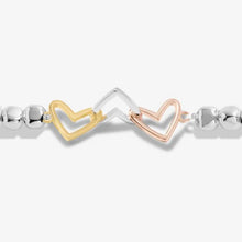 Load image into Gallery viewer, JOMA JEWELLERY | FOREVER YOURS | FRIENDSHIP LAUGHTER HAPPINESS BRACELET