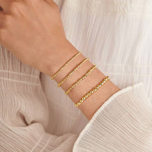 Load image into Gallery viewer, JOMA JEWELLERY | STACKING BRACELETS | 2.5MM GOLD PLATED