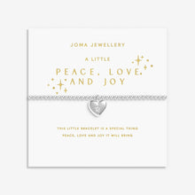 Load image into Gallery viewer, JOMA JEWELLERY | CHRISTMAS A LITTLE | PEACE, LOVE AND JOY BRACELET