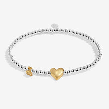 Load image into Gallery viewer, JOMA JEWELLERY | BIRTH MONTH A LITTLE | MAY SILVER AND GOLD PLATED BRACELET