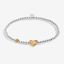Load image into Gallery viewer, JOMA JEWELLERY | BIRTH MONTH A LITTLE | JULY SILVER AND GOLD PLATED BRACELET