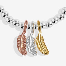 Load image into Gallery viewer, JOMA JEWELLERY | A LITTLE CHARMED MOMENTS | FEATHERS APPEAR WHEN LOVED ONES ARE NEAR BRACELET