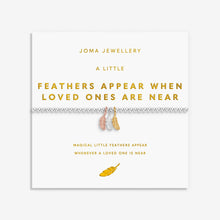 Load image into Gallery viewer, JOMA JEWELLERY | A LITTLE CHARMED MOMENTS | FEATHERS APPEAR WHEN LOVED ONES ARE NEAR BRACELET