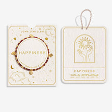 Load image into Gallery viewer, JOMA JEWELLERY | AFFIRMATION CARD | HAPPINESS BRACELET