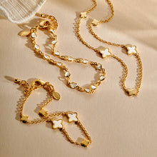 Load image into Gallery viewer, JOMA JEWELLERY | LOVED BY YOU | MOTHER OF PEARL CLOVER BRACELET