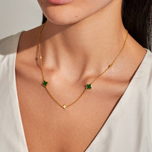Load image into Gallery viewer, JOMA JEWELLERY | LOVED BY YOU | GREEN CLOVER | NECKLACE