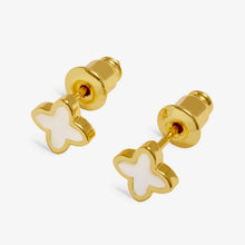Load image into Gallery viewer, JOMA JEWELLERY | LOVED BY YOU | MOTHER OF PEARL CLOVER | EARRINGS
