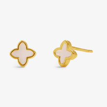 Load image into Gallery viewer, JOMA JEWELLERY | LOVED BY YOU | MOTHER OF PEARL CLOVER | EARRINGS