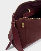 Load image into Gallery viewer, KATIE LOXTON | CHARLBURY CROSSBODY BAG | SUEDETTE CHERRY