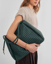 Load image into Gallery viewer, KATIE LOXTON | NOVA HAND WOVEN LARGE SHOULDER BAG | MIXED DEEP TEAL