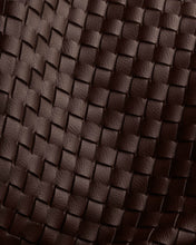 Load image into Gallery viewer, KATIE LOXTON | NOVA HAND WOVEN TOP HANDLE BAG | CHOCOLATE