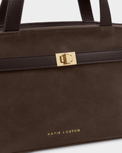 Load image into Gallery viewer, KATIE LOXTON | ORIN TOP HANDLE CROSSBODY BAG | BITTER CHOCOLATE