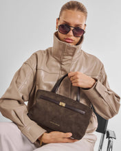 Load image into Gallery viewer, KATIE LOXTON | ORIN TOP HANDLE CROSSBODY BAG | BITTER CHOCOLATE