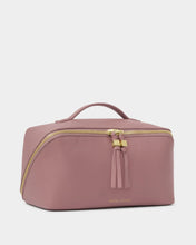 Load image into Gallery viewer, KATIE LOXTON | SOHO LARGE MAKE UP / WASH BAG | DEEP ROSE
