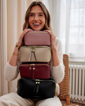 Load image into Gallery viewer, KATIE LOXTON | SOHO MEDIUM MAKE UP / WASH BAG | CHERRY