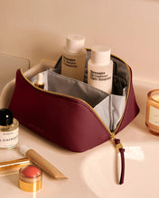 Load image into Gallery viewer, KATIE LOXTON | SOHO MEDIUM MAKE UP / WASH BAG | CHERRY