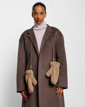 Load image into Gallery viewer, KATIE LOXTON | TEDDY MITTENS WITH CORD | TAN