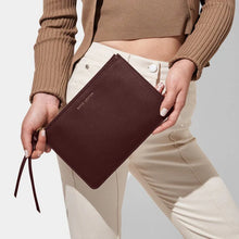 Load image into Gallery viewer, KATIE LOXTON | ISLA TASSEL POUCH | PLUM / PURPLE