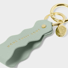 Load image into Gallery viewer, KATIE LOXTON | SENTIMENT WAVE KEYRING | HOME SWEET HOME | SAGE GREEN