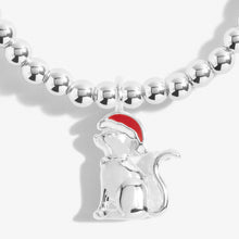 Load image into Gallery viewer, JOMA JEWELLERY | CHILDRENS CHRISTMAS A LITTLE | MEOWY CHRISTMAS BRACELET